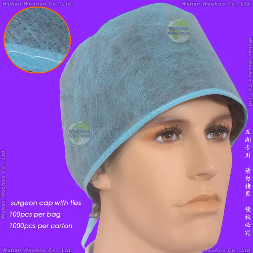 Surgical/Medical/Dental/Nursing/Scrub/Space/Mob/Mop/Work/Snood/SMS Nonwoven Disposable PP Cap